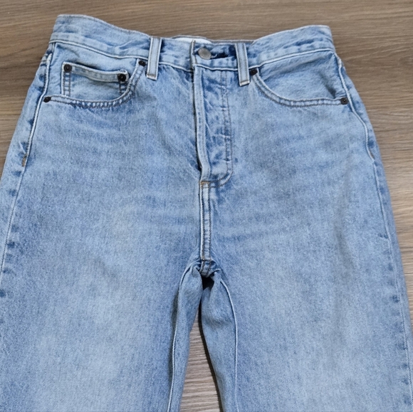 Denim Forum The Joni High Rise Looser Jeans Size 24 - Picture 5 of 15